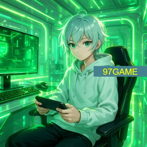 Imagem promocional da 97GAME mostrando a plataforma e suas vantagens