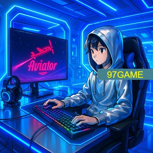 Imagem promocional da 97GAME mostrando a plataforma e suas vantagens
