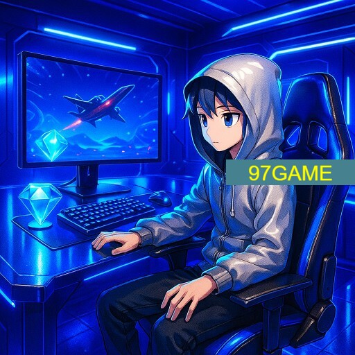 Imagem promocional da 97GAME mostrando a plataforma e suas vantagens