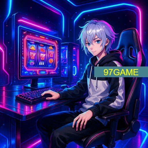 Imagem promocional da 97GAME mostrando a plataforma e suas vantagens