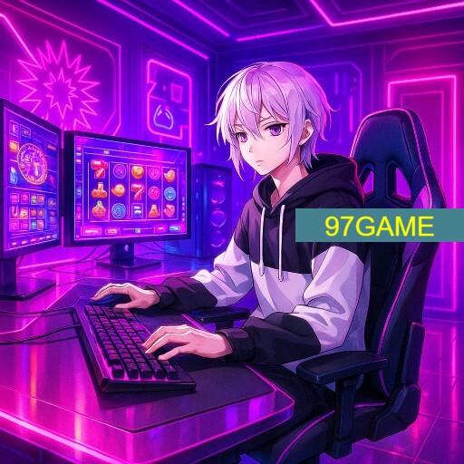 Imagem promocional da 97GAME mostrando a plataforma e suas vantagens