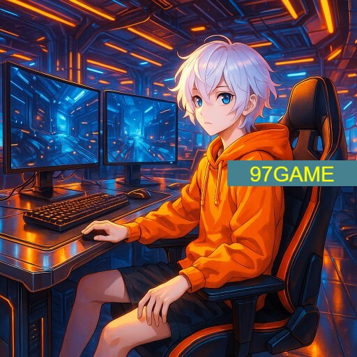Imagem promocional da 97GAME mostrando a plataforma e suas vantagens