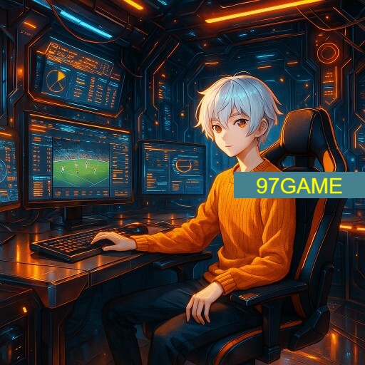 Imagem promocional da 97GAME mostrando a plataforma e suas vantagens