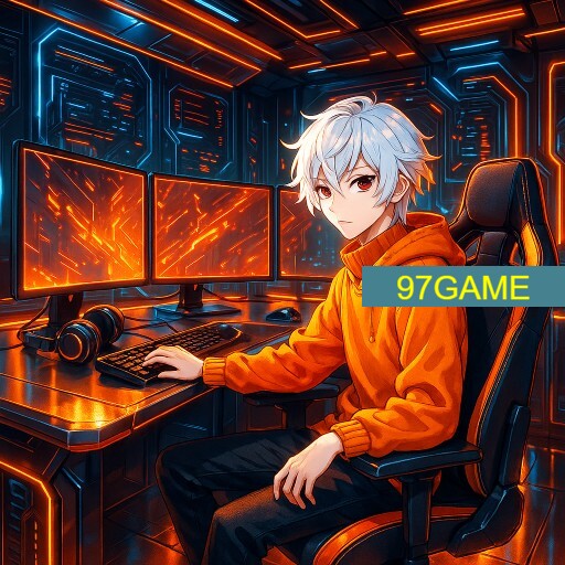 Imagem promocional da 97GAME mostrando a plataforma e suas vantagens