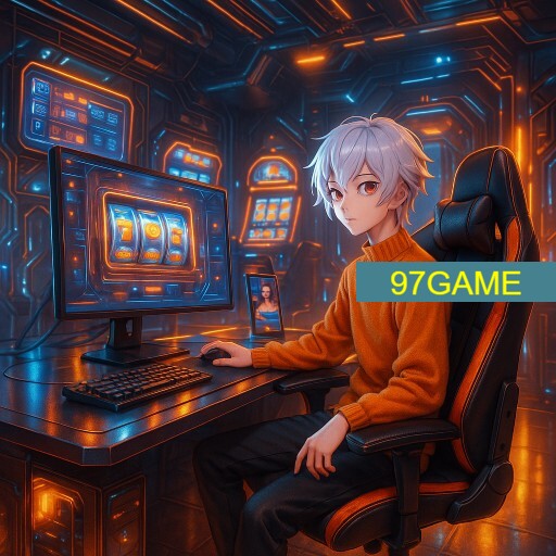 Imagem promocional da 97GAME mostrando a plataforma e suas vantagens