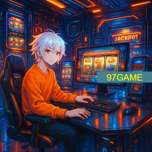 Imagem promocional da 97GAME mostrando a plataforma e suas vantagens