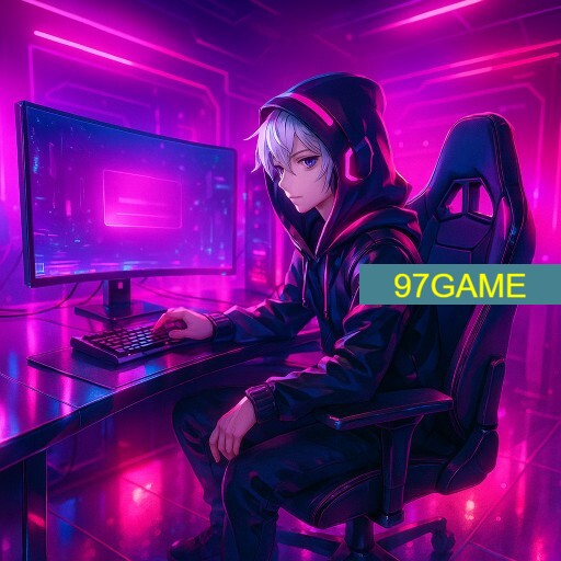 Imagem promocional da 97GAME mostrando a plataforma e suas vantagens