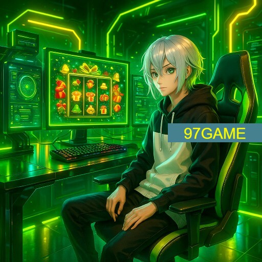 Imagem promocional da 97GAME mostrando a plataforma e suas vantagens